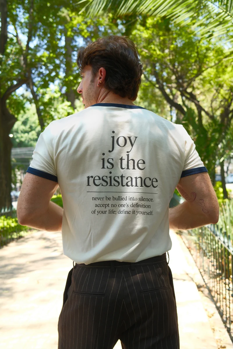 Joy is the Resistance Pride Ringer T