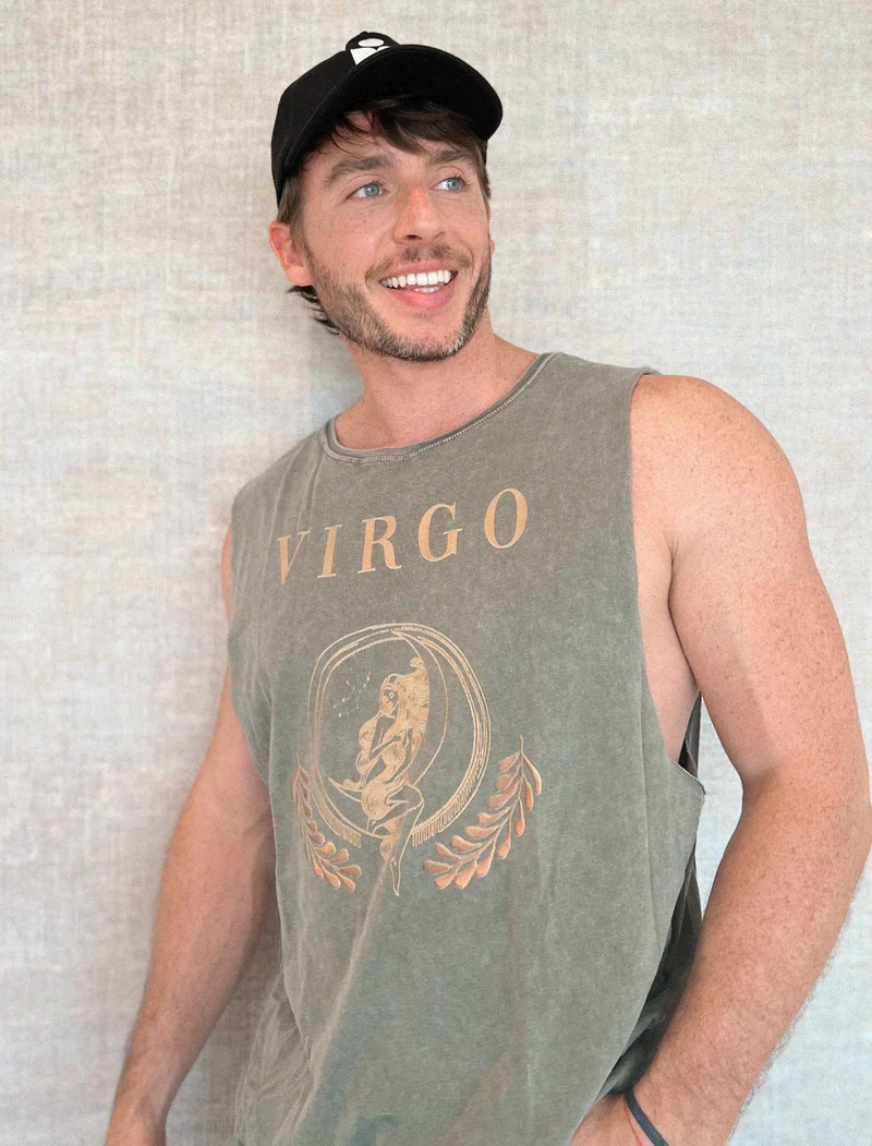 Unisex Virgo Stonewash Tank Top - Runs Small *