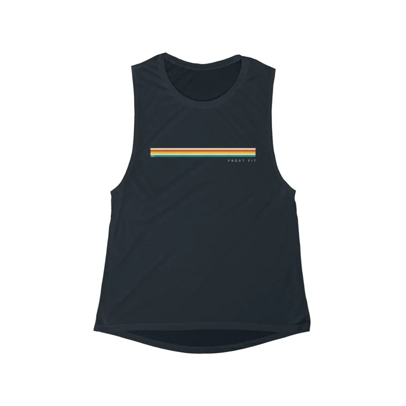 Flowy Frost Fit Muscle Tank