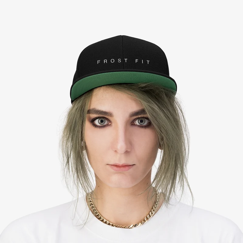 Unisex Flat Bill Frost Fit Hat