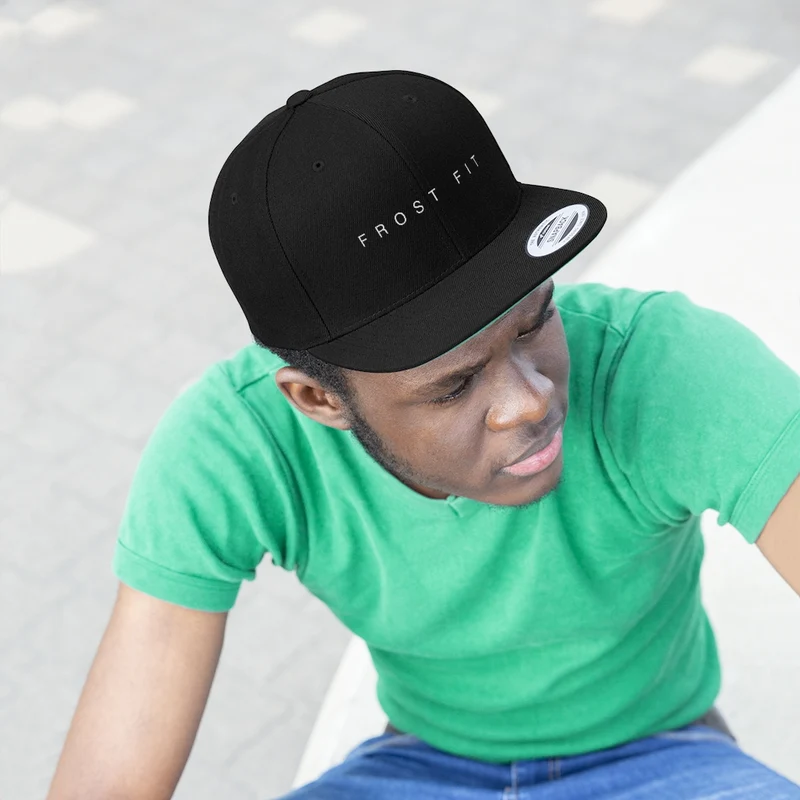 Unisex Flat Bill Frost Fit Hat