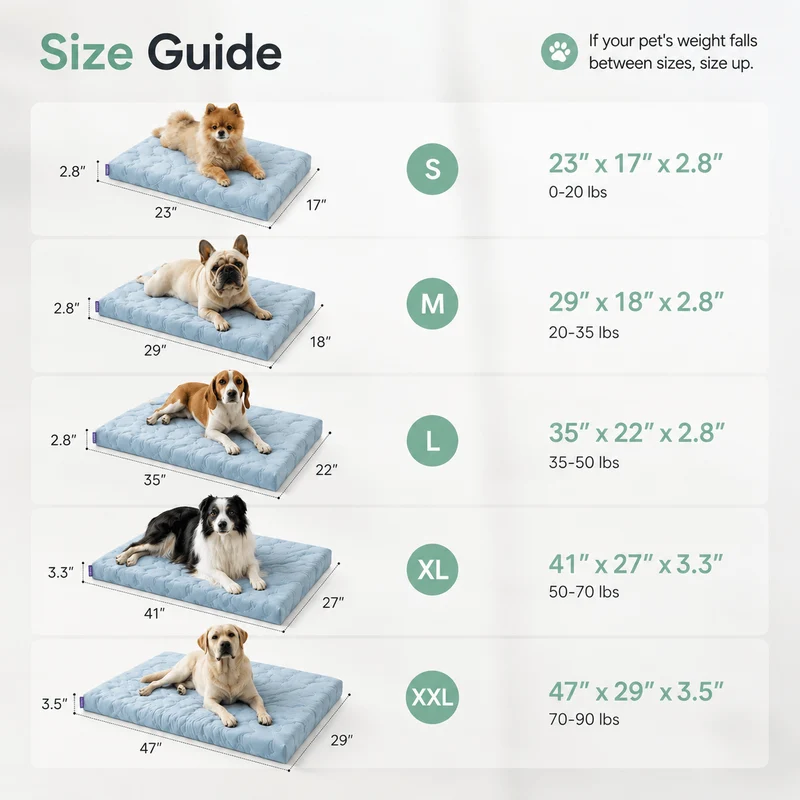 Breathable Cooling Orthopedic Dog Bed