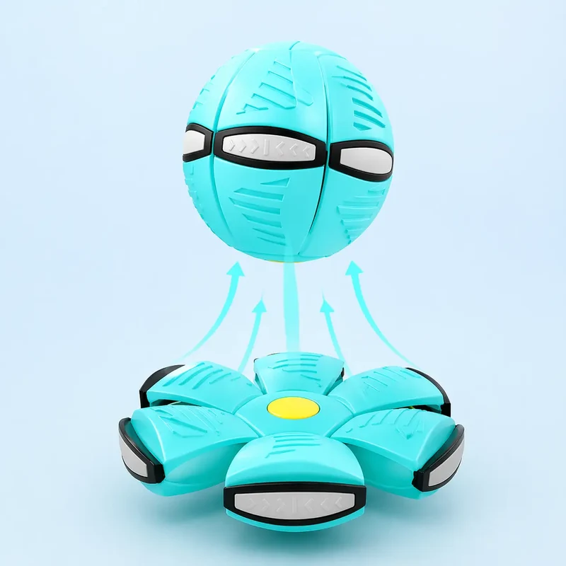 Interactive Frisbee Transforming Dog Toy Ball
