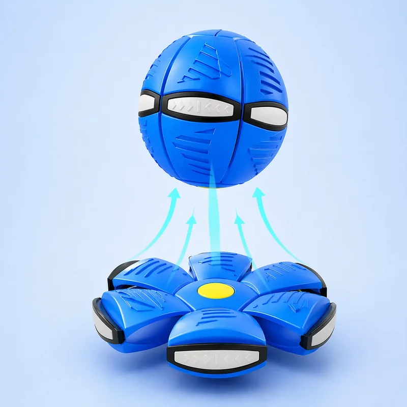 Interactive Frisbee Transforming Dog Toy Ball