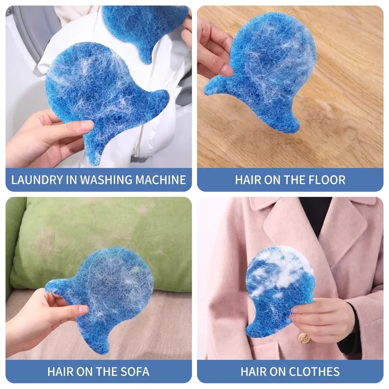 Laundry Pet Hair Remover Fish – Clean Clothes, Hair-Free Every Time