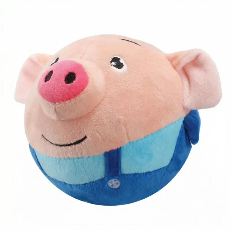 Squeaky Pig Dog Toy – Soft Plush Interactive Chew & Play Toy