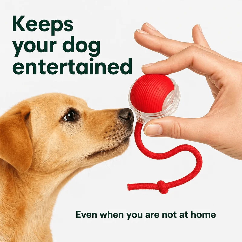 Rolling Fun Ball – Smart Interactive Pet Toy for Dogs & Cats