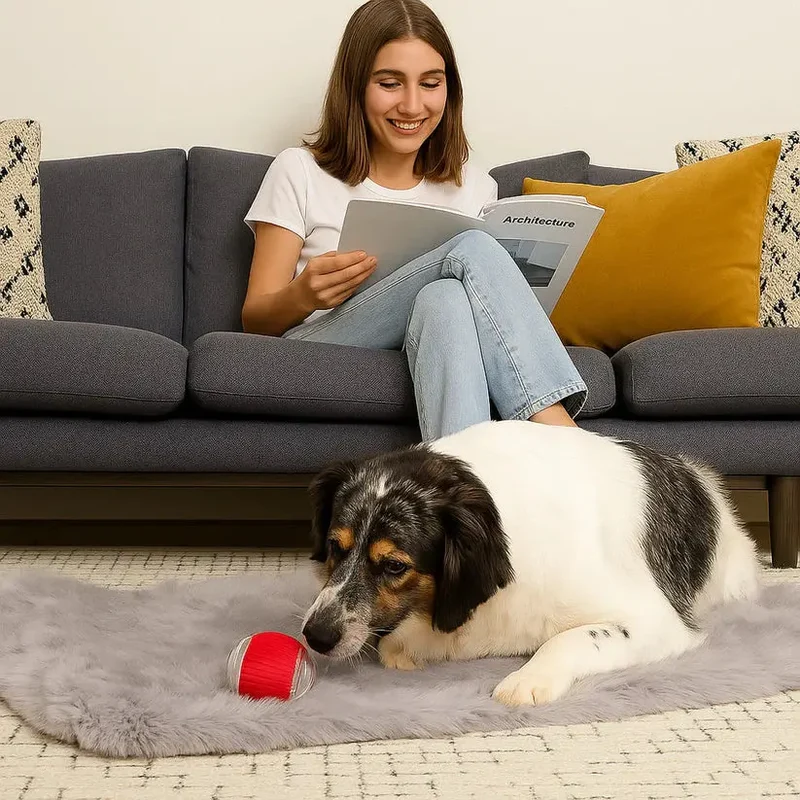 Rolling Fun Ball – Smart Interactive Pet Toy for Dogs & Cats