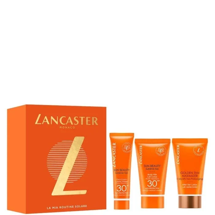 Lancaster Sun Beauty Face Cream SPF30 30ml + Body Milk SPF30 50ml + After Sun Lotion 50ml