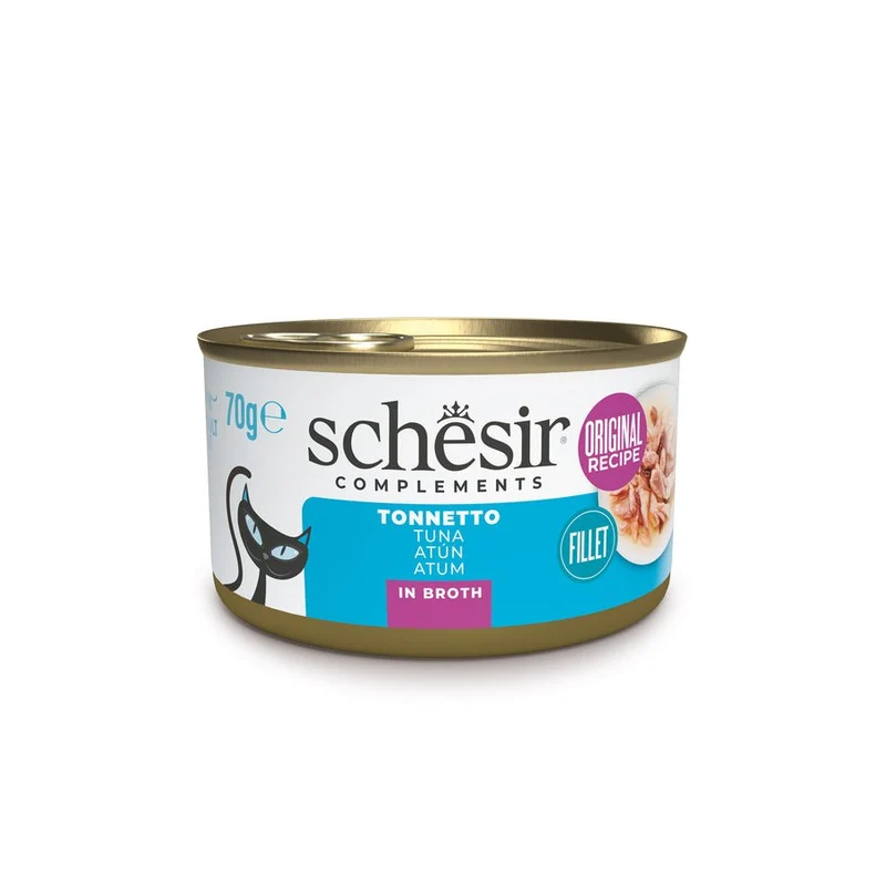 Schesir Gatto Latt. 70G Filetti In Brodo
