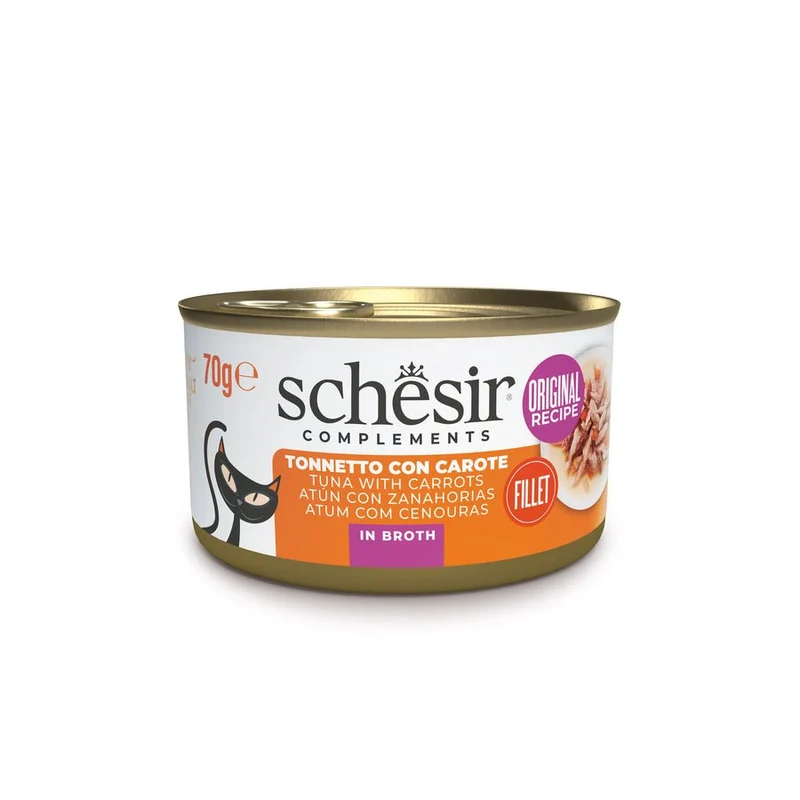 Schesir Gatto Latt. 70G Filetti In Brodo