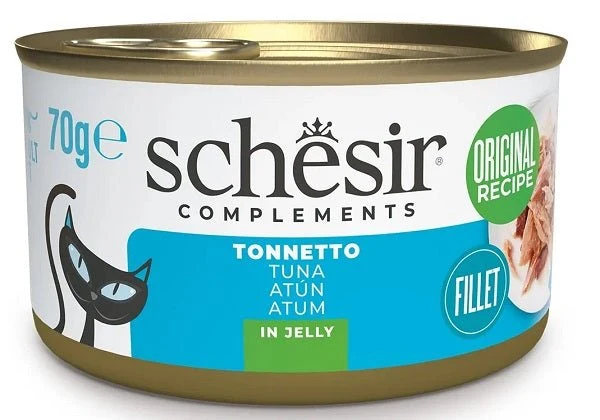 Schesir Gatto Latt. 70G Filetti In Gelatina