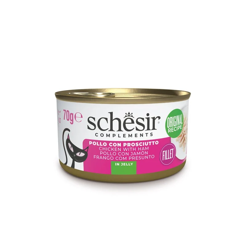 Schesir Gatto Latt. 70G Filetti In Gelatina