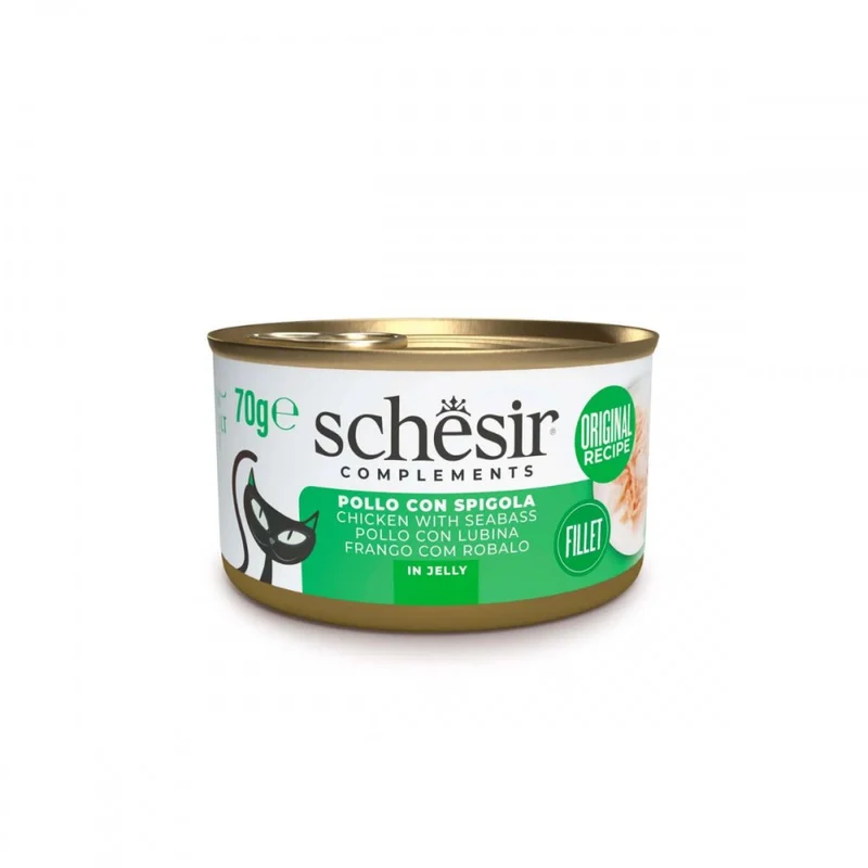 Schesir Gatto Latt. 70G Filetti In Gelatina