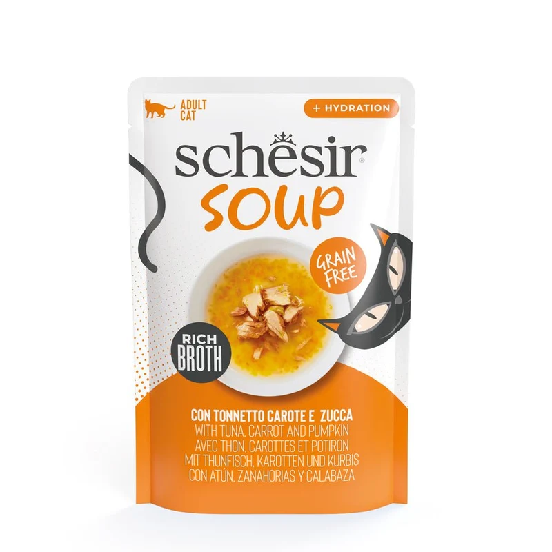 Schesir Gatto Bust. 40G Soup