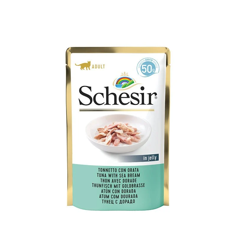 Schesir Gatto Bust. 50G Filetti In Gelatina