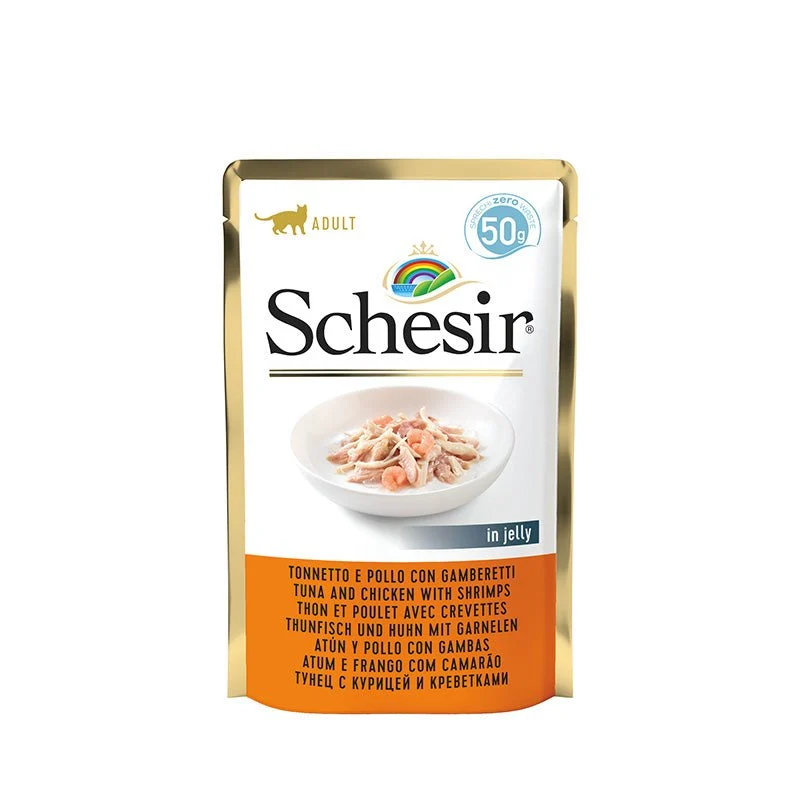 Schesir Gatto Bust. 50G Filetti In Gelatina