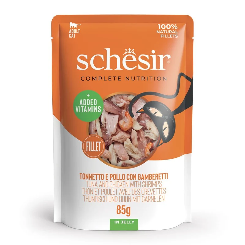 Schesir Gatto Bust. 85G Filetti In Gelatina