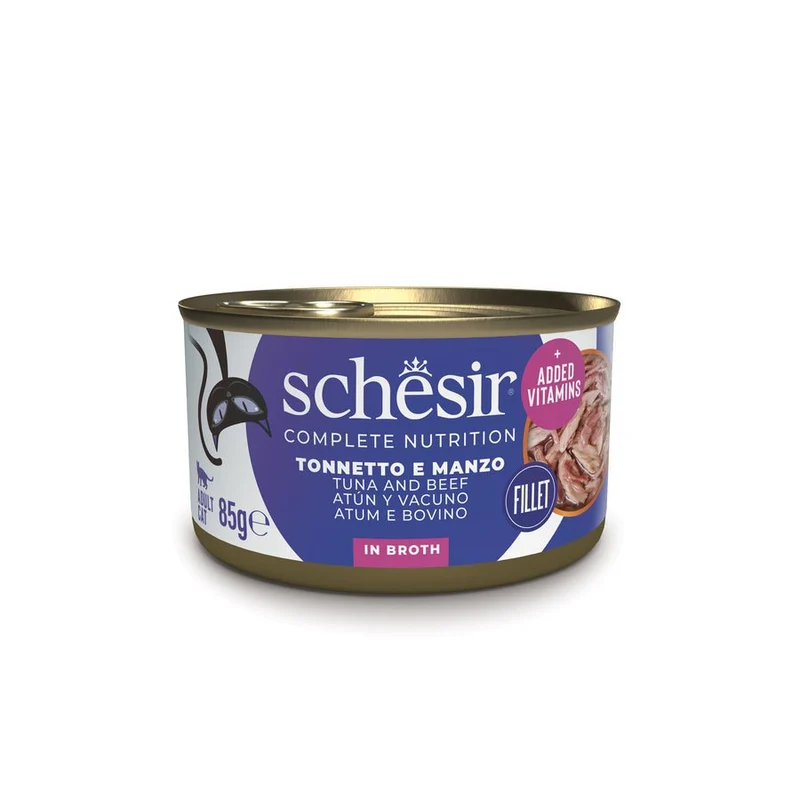 Schesir Gatto Latt. 85G Filetti In Brodo