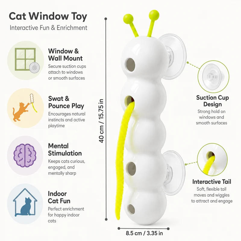 Interactive Cat Toy Smart Motion Wall Mounted Puzzle Game