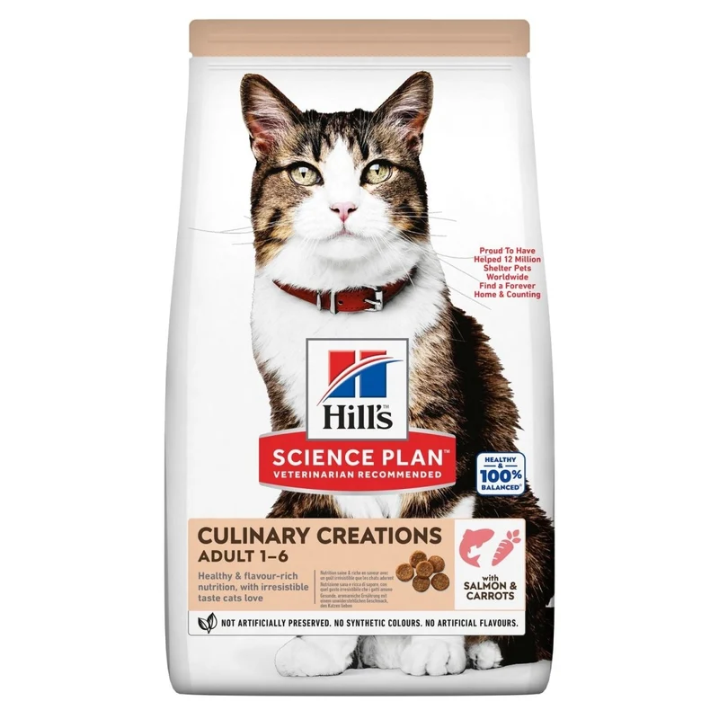 Science Plan Gatto Adulto Salmone & Carote 10Kg Bag