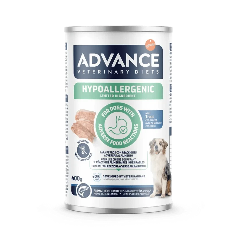 Advance Diet Latt.400G Hypoallergenic Con Trota Cane
