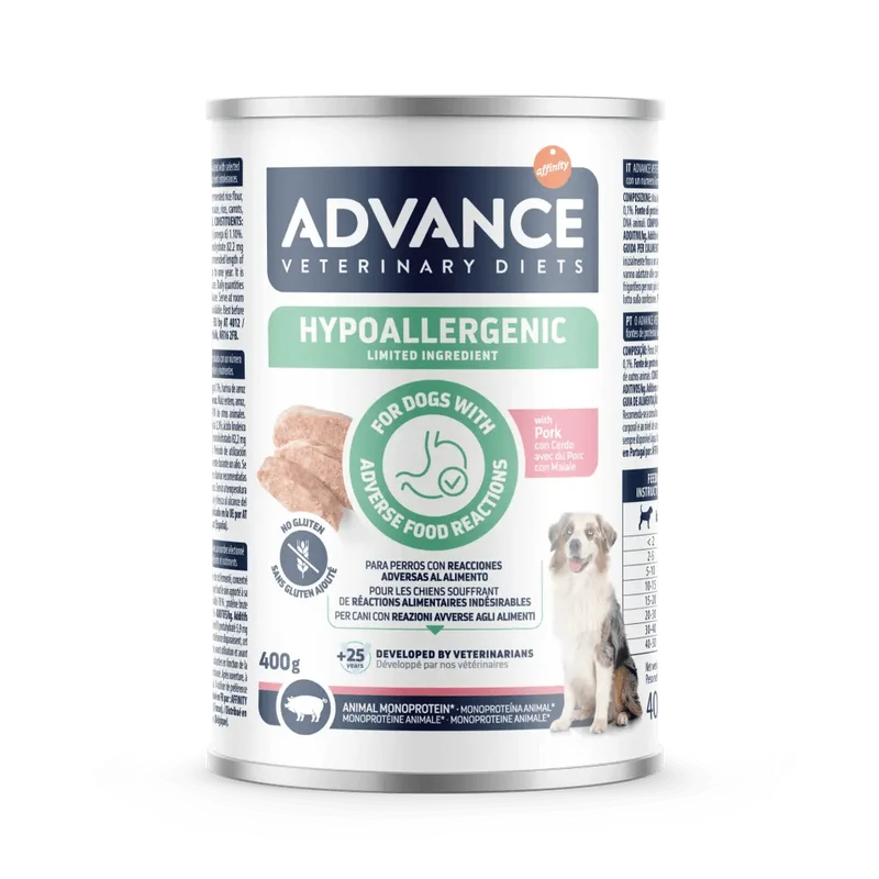 Advance Diet Latt.400G Hypoallergenic Con Maiale Cane