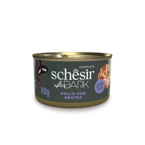 Schesir After Dark Gatto Latt. 80G In Brodo