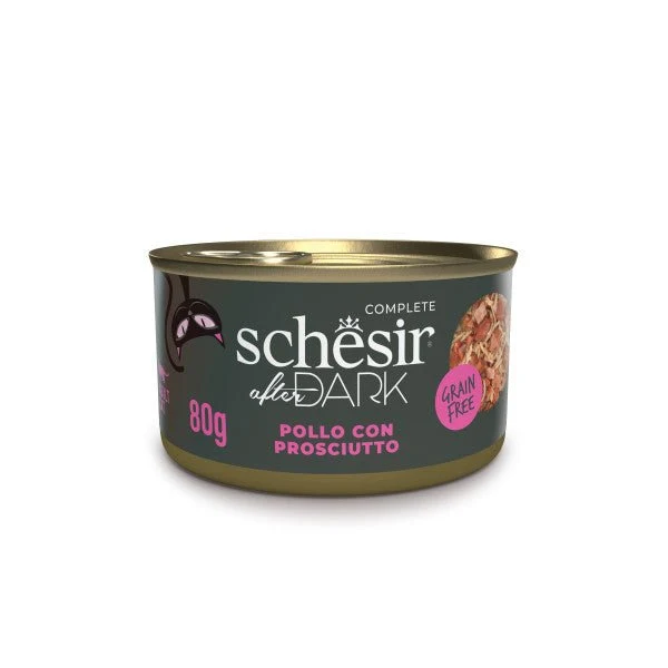 Schesir After Dark Gatto Latt. 80G In Brodo