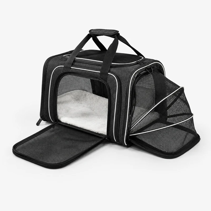 Breathable Mesh Pet Carrier Expandable Stress Free Travel