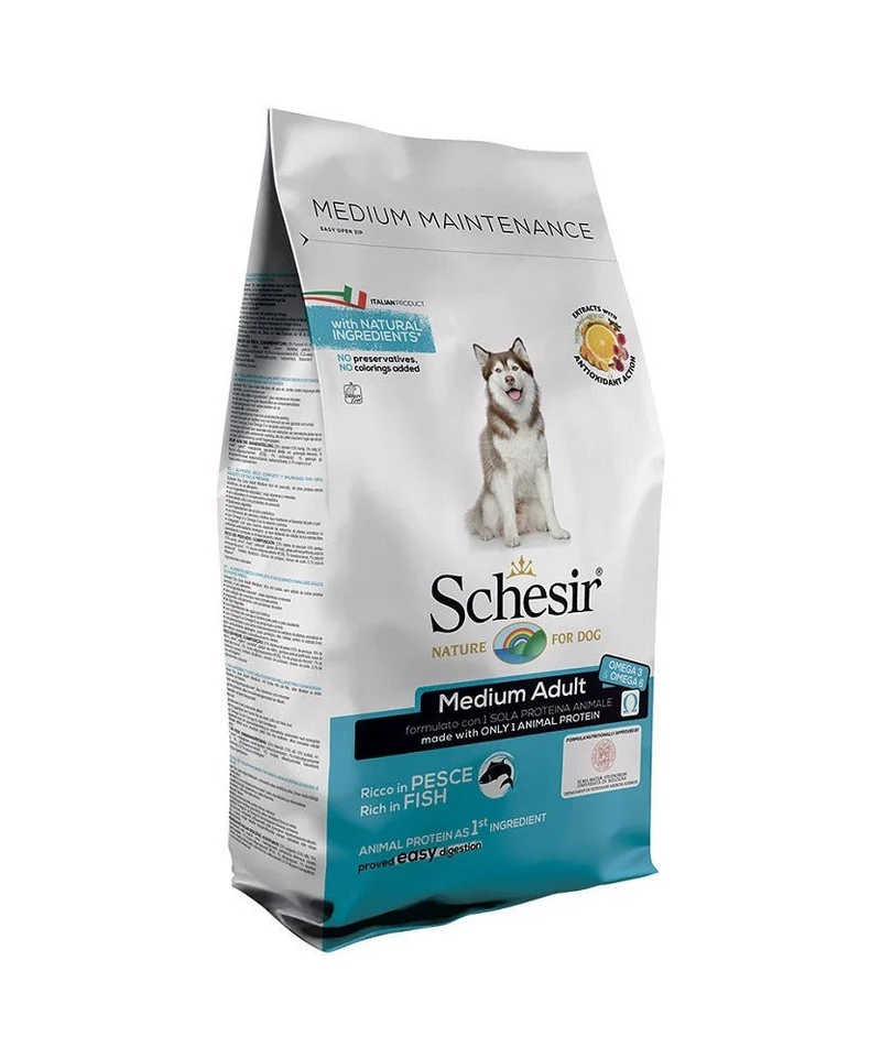 Schesir Medium Adult Mantenimento Agnello 12Kg Per Cani