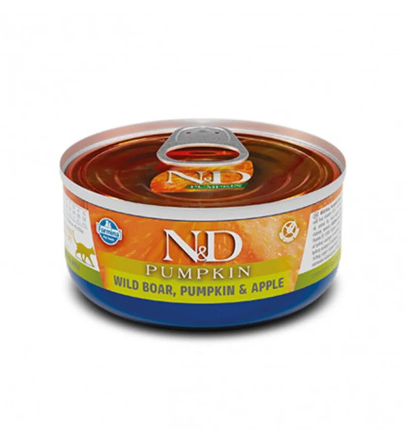 Farmina N&D gatto Pumpkin Cinghiale Zucca E Mela 80G