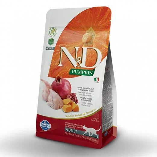 Farmina N&D gatto Pumpkin Quaglia E Melograno Adult