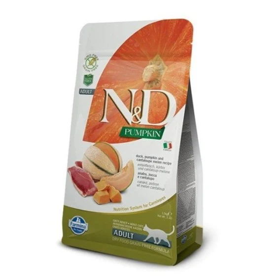 Farmina N&D gatto Pumpkin Anatra E Melone Cantalupo Adult