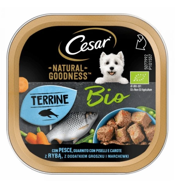 Cesar Natural Goodness Cibo Umido per Cani in Vaschetta da 100g