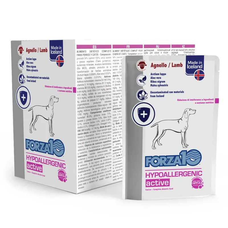 Forza 10 Cane Hypoallergenic Actiwet Agnello 100G