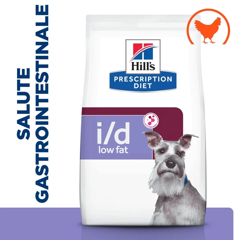 Hill's PRESCRIPTION DIET i/d Low Fat alimento per cani con pollo