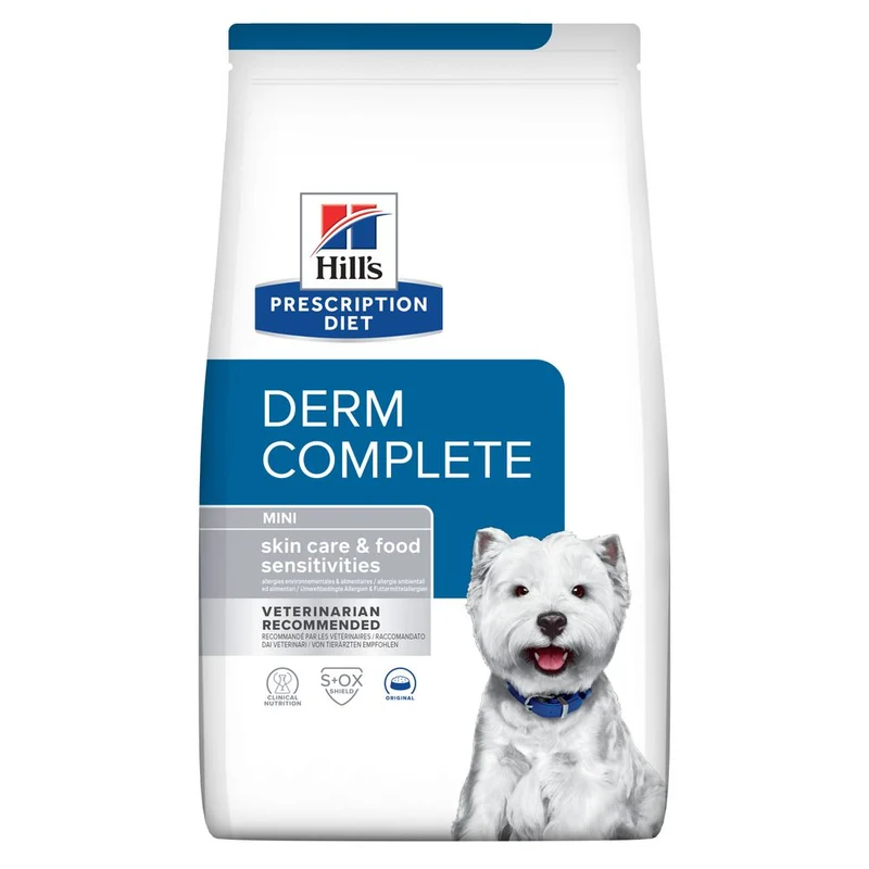 Hill's PRESCRIPTION DIET Derm Complete Mini alimento per cani