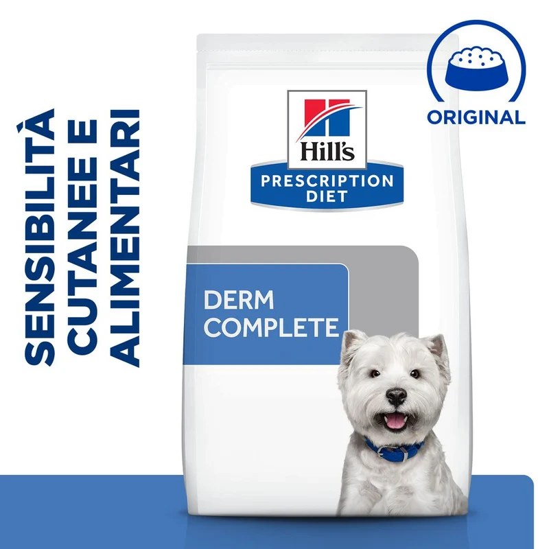 Hill's PRESCRIPTION DIET Derm Complete Mini alimento per cani