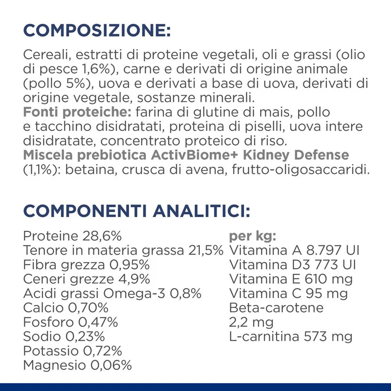 Hill's Prescription Diet k/d alimento per gatti con pollo