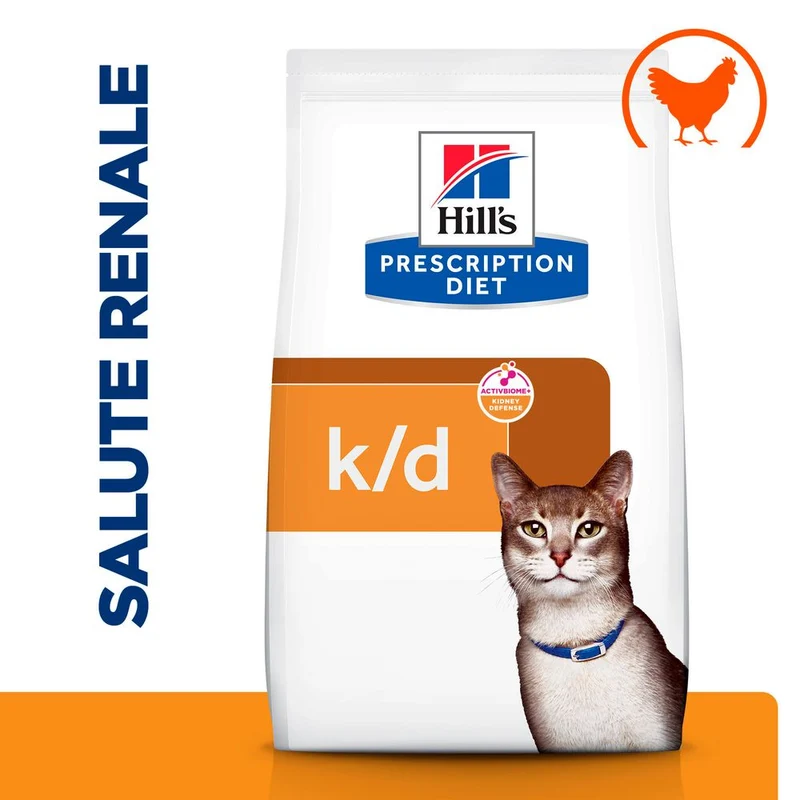 Hill's Prescription Diet k/d alimento per gatti con pollo