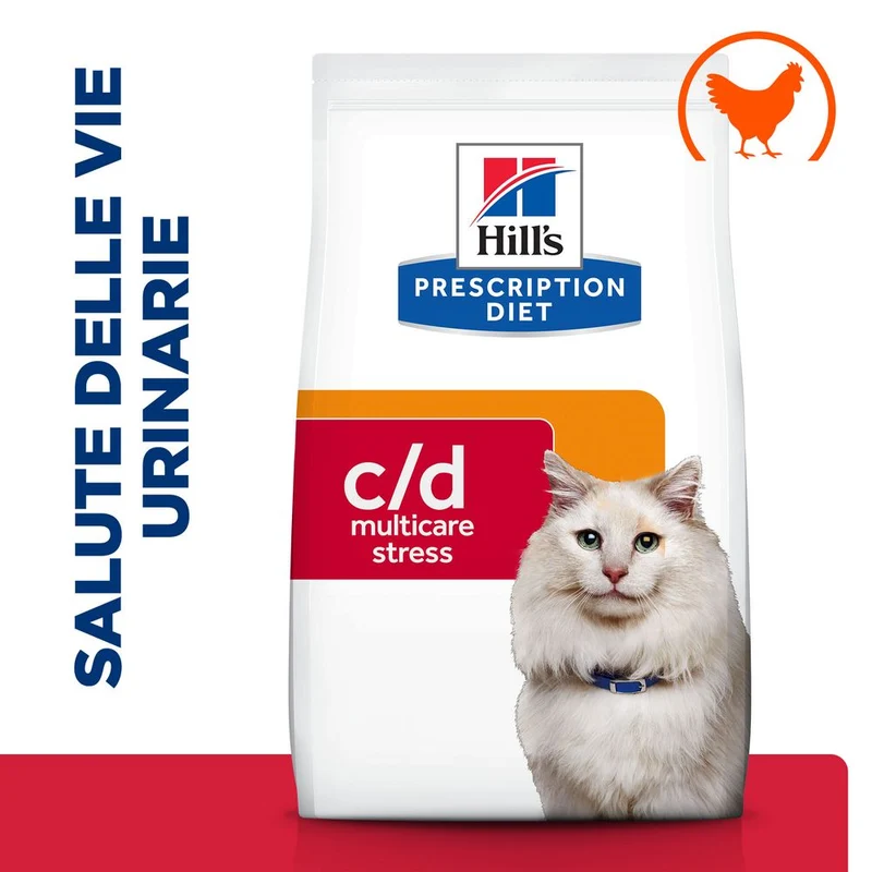 Hill's PRESCRIPTION DIET c/d Multicare Stress alimento per gatti con pollo