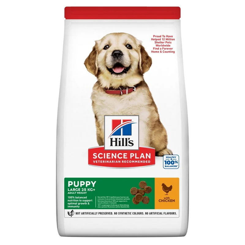 Hill's Science Plan LARGE BREED PUPPY ALIMENTO con POLLO