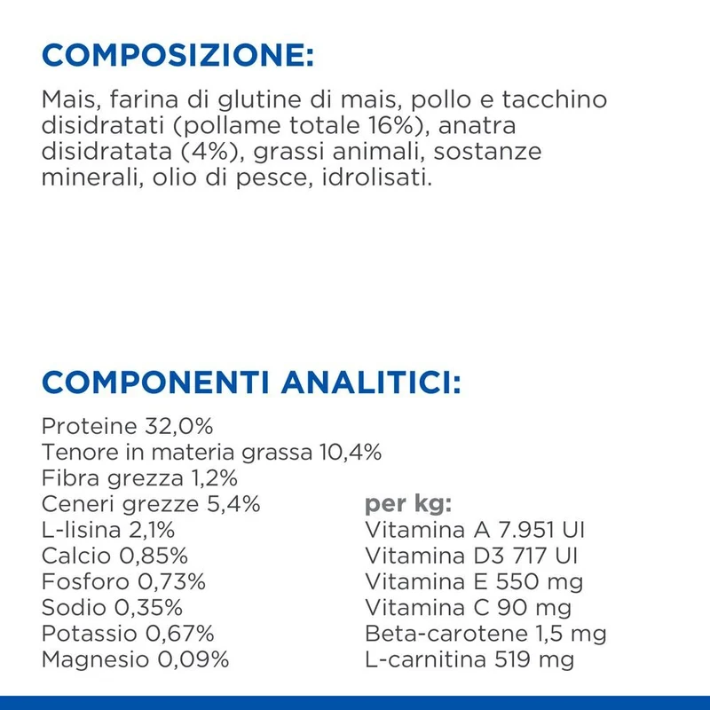 Hill's Science Plan STERILISED CAT ADULT ALIMENTO PER GATTI con ANATRA