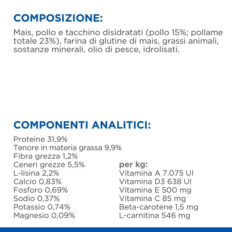 Hill's Science Plan STERILISED CAT ADULT ALIMENTO PER GATTI con POLLO