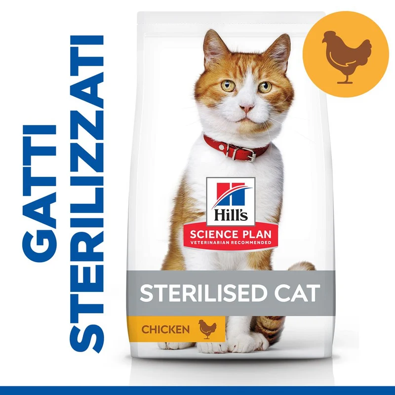 Hill's Science Plan STERILISED CAT ADULT ALIMENTO PER GATTI con POLLO