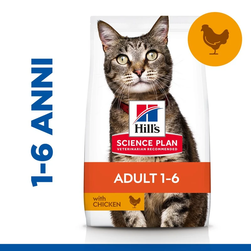 Hill's Science Plan Adult Alimento per Gatti al Pollo