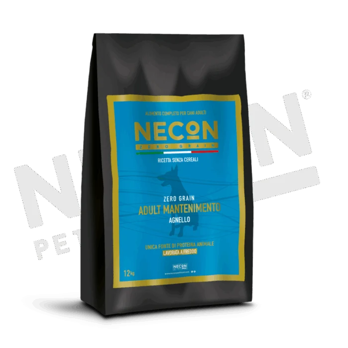 Necon Zero Grain Adult Mantenimento Agnello, Piselli E Favetta