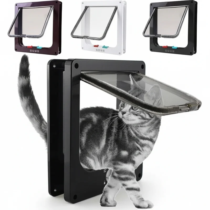 Dog Door Cat Door Pet Door Four Way Locking System