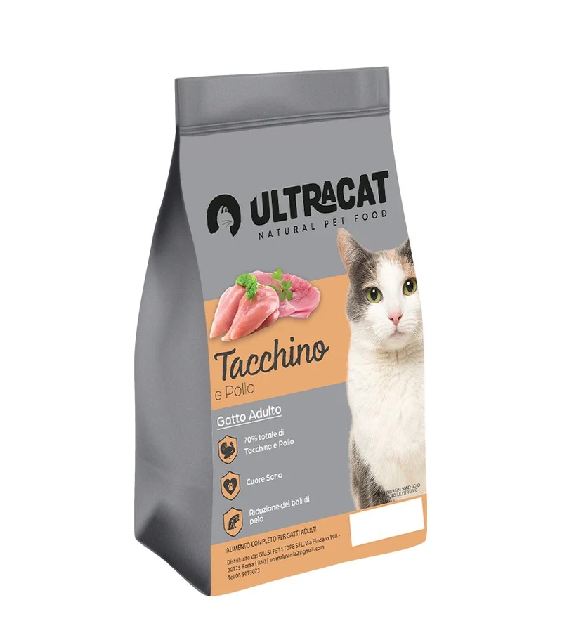 Ultracat Gatto Adulto Tacchino e Pollo